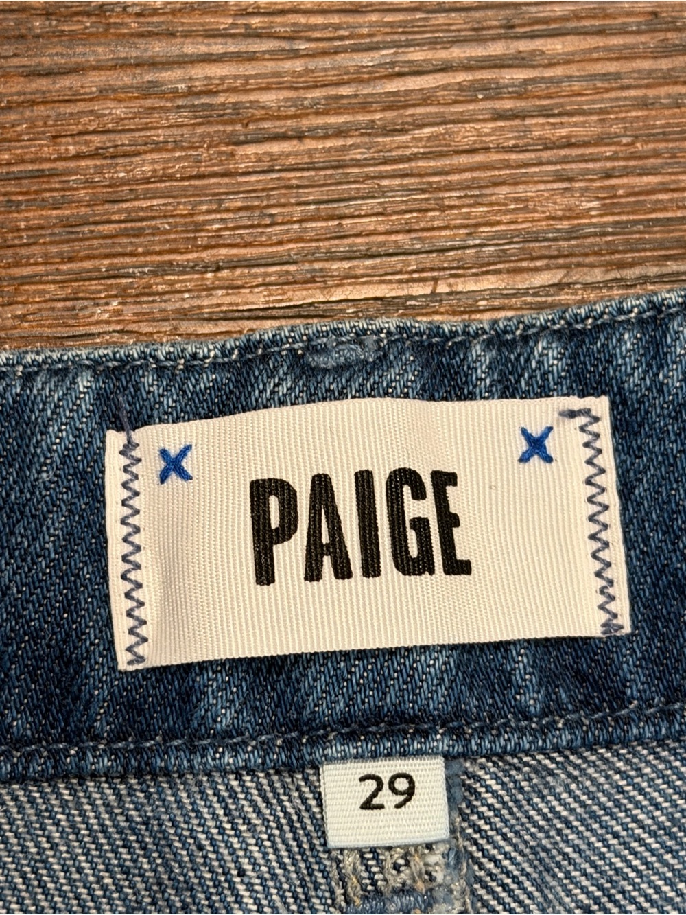 Paige Jeans Womens Blue Denim Zoey Wide Leg High Rise Boho Size 29 - Picture 12 of 16